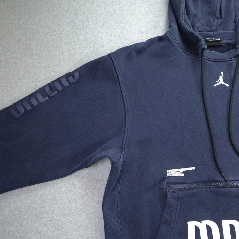 Dallas Mavericks Hoodie Mens Large Navy Courtside Statement‎ Edition Jordan NBA